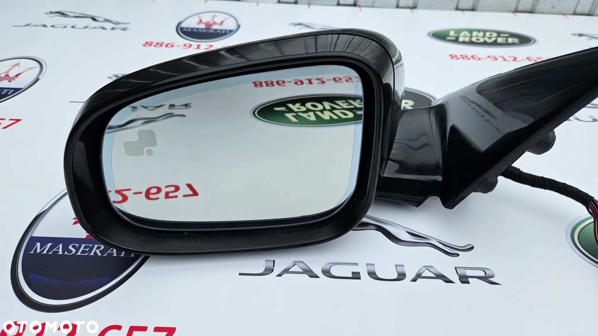 Jaguar XJ 351 2010-2015 Kompletne lusterko lewe Kierowcy USA KOLOR PEC 18 kabli - 2