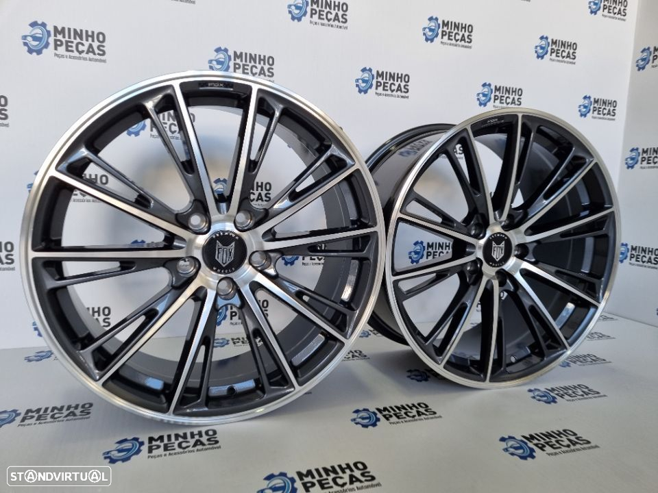 Jantes FOX Omega em 19 GunMetal Polido (5x120) - 2