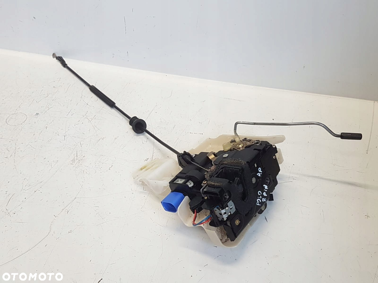 VW POLO 9N FABIA SEAT ZAMEK DRZWI PRAWY PRZÓD 8PIN - 3