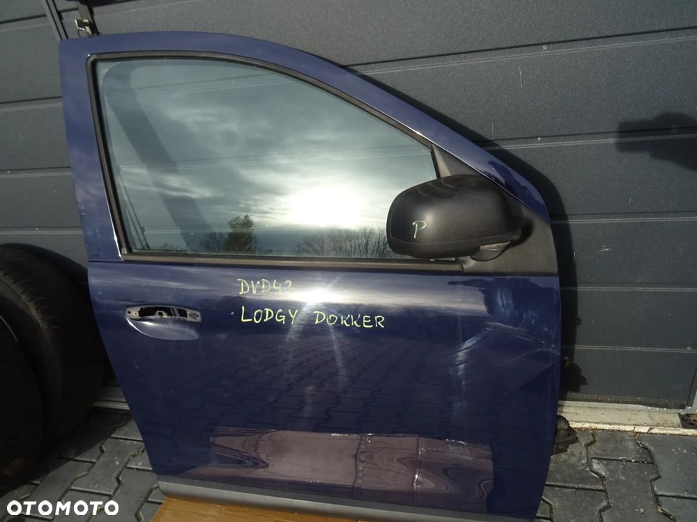 WYPRZEDAZ DACIA DOKKER LODGY DVD42 KLAMKA DRZWI PRAWE PRZEDNIE STAN BDB LISTWA SZYBA PODNOSNIK ZAMEK LUSTERKO CZESCI