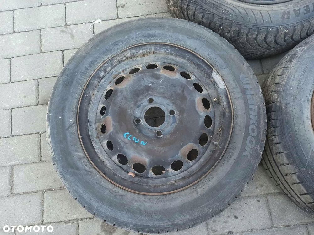 RENAULT CLIO IV KOŁA FELGI STALOWE 3 SZTUKI - 2