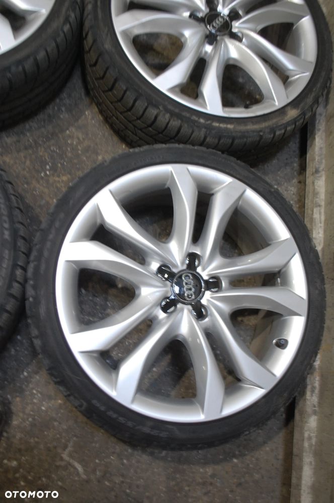 KOŁA FELGI ALUMINIOWE 8R0601025AL 5X112 ET37 7J 225/35R19 OPONY ZIMOWE AUDI A4 B8 A8 A3 A5 - 4