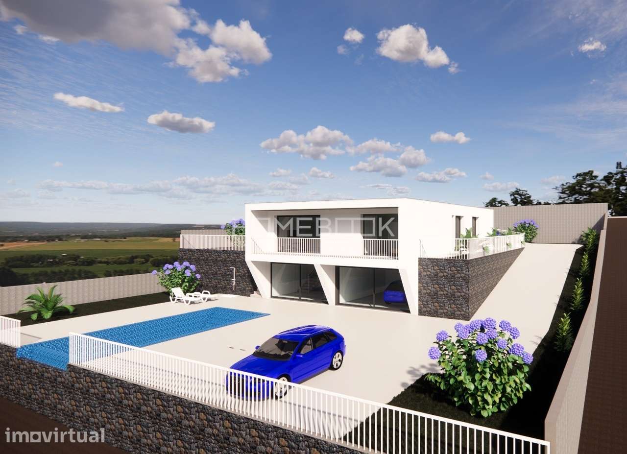 Moradia T4 Moderna com Vista Panorâmica – Santa Cruz - Grande imagem: 2/4