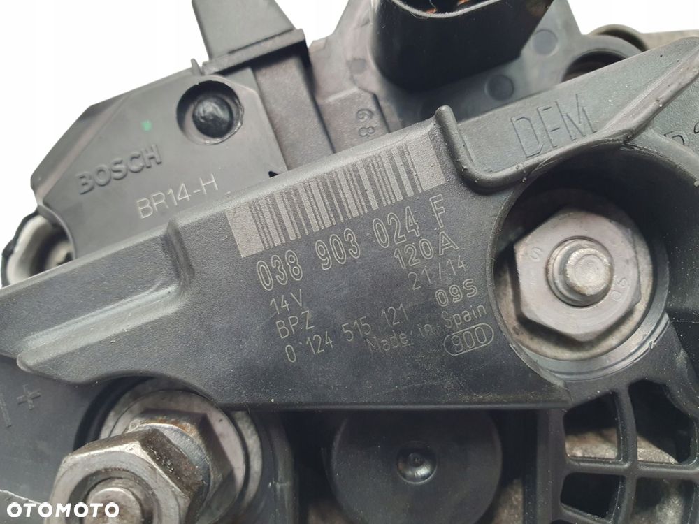 ALTERNATOR Seat Leon II 1.9 TDI 038903024F 120A Bosch - 7