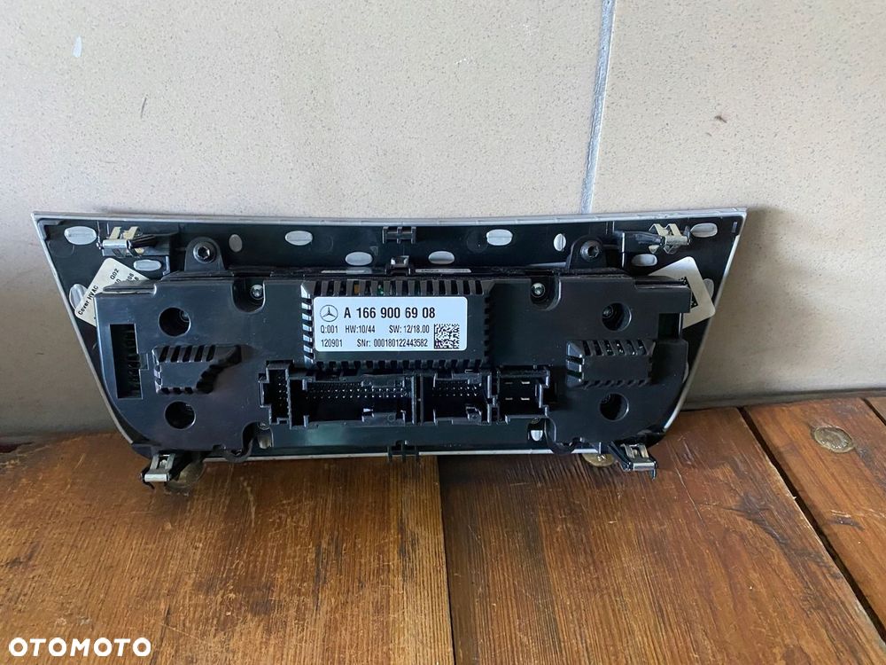 MERCEDES gl ml 166 panel klimatyzacji a 1669006908 - 2