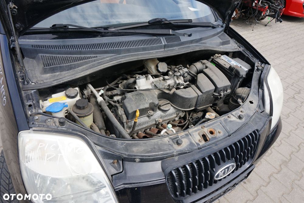 KIA PICANTO I 2006 Z1 1.1 12V G4HG 65KM M5167 CZARNY na części - 10