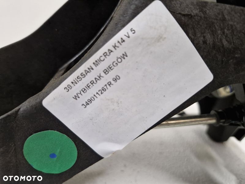 NISSAN MICRA K14 V 5 0.9 B  WYBIERAK BIEGÓW 349011267R - 5