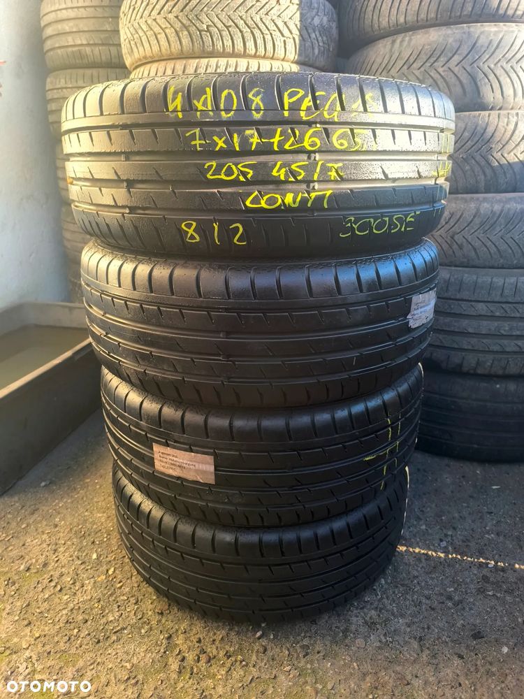 205/45R17 88W Opony Letnie Lato CONTINENTAL ContiSportContact 3 8mm Legnica ALU-RAD 205/45 - 13