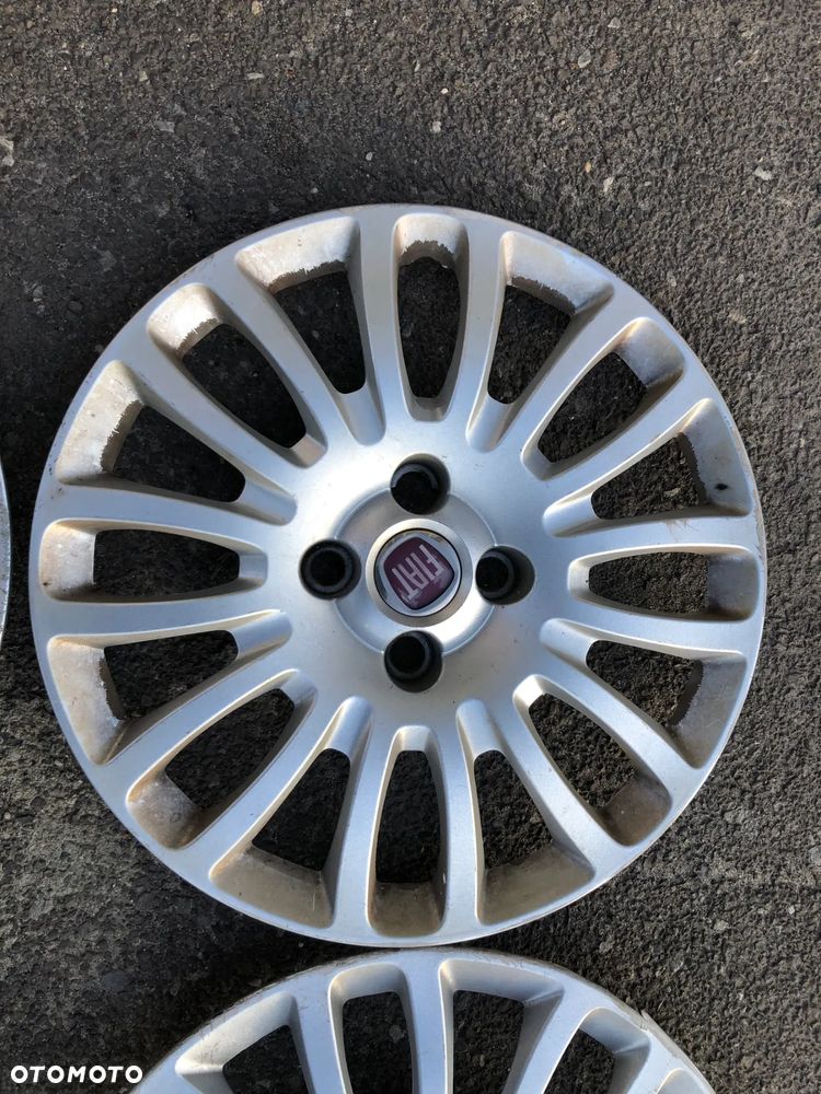 Kołpaki Oryginalne R15 Fiat 735481016 Komplet - Gwarancja Wysyłka - 7