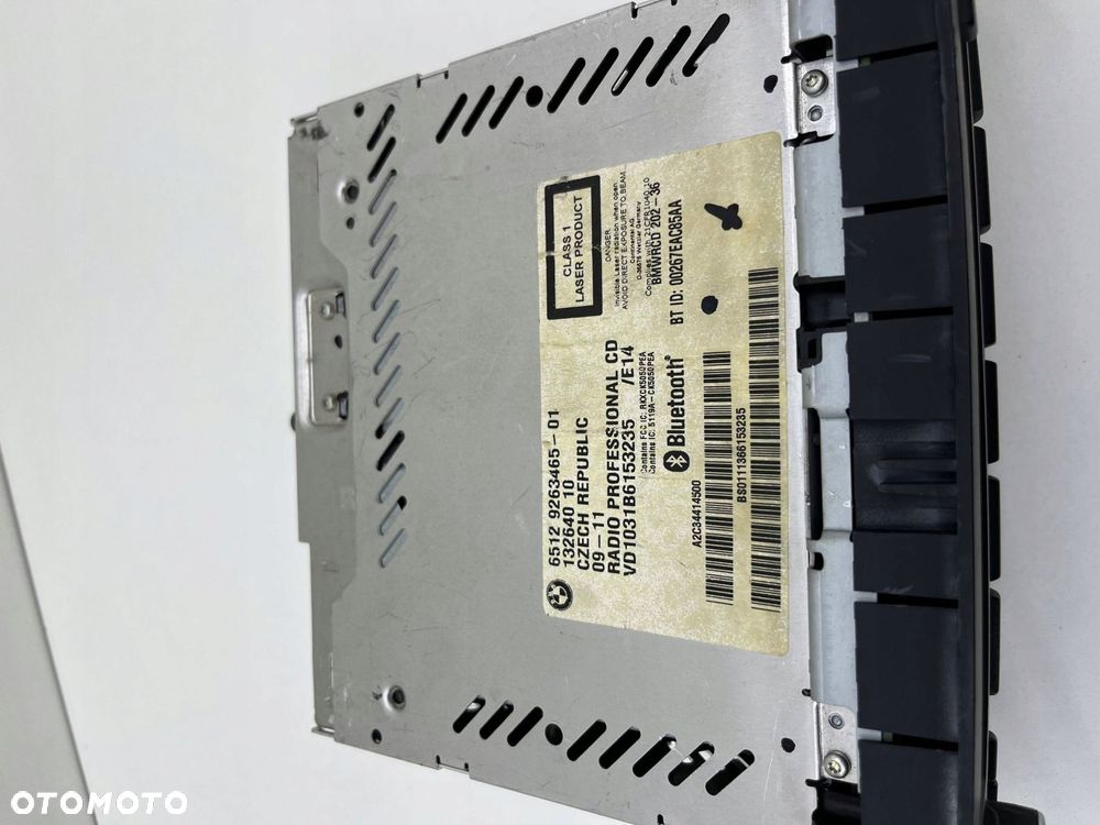 BMW E90 E91 RADIO CD RADIOODTWARZACZ 9263465 - 5