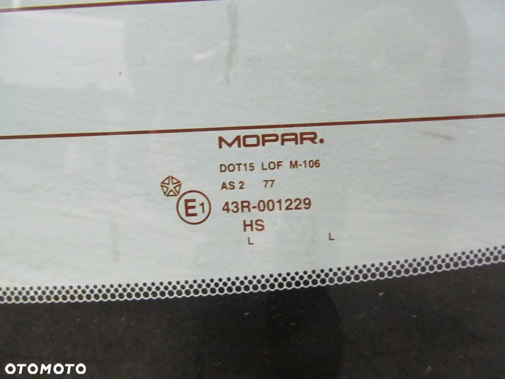 CHRYSLER SEBRING 07/12 SZYBA TYLNA TYL - 2