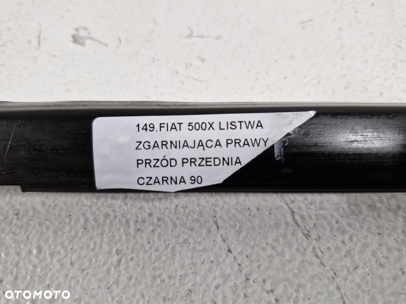 fiat 500x listwa zgarniająca drzwi prawy przód prawa przednia czarna - 5