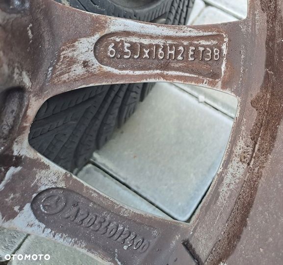 mercedes w204 w205 koła felgi opony zima 5,5mm 205/60/16r a2054012400 - 6