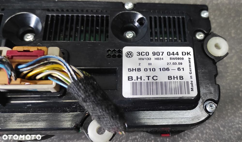 Panel Klimatyzacji  VW Passat B6 Golf 5 Jetta  3C0907044DK Podgrzewane fotele CLIMATRONIC - 2