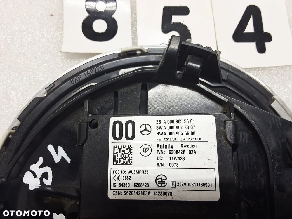 MERCEDES B-KLASA W246 A-KLASA W176 CLA RADAR DISTRONIC A0009055601 ZNACZEK A1648880411 - 4