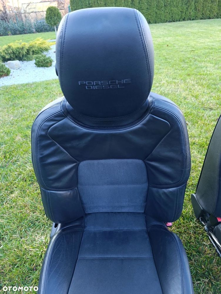 Cayenne I fotel przedni przód lift skóra alcantara Europa podgrzewany pamięć elektryczny Porsche - 5