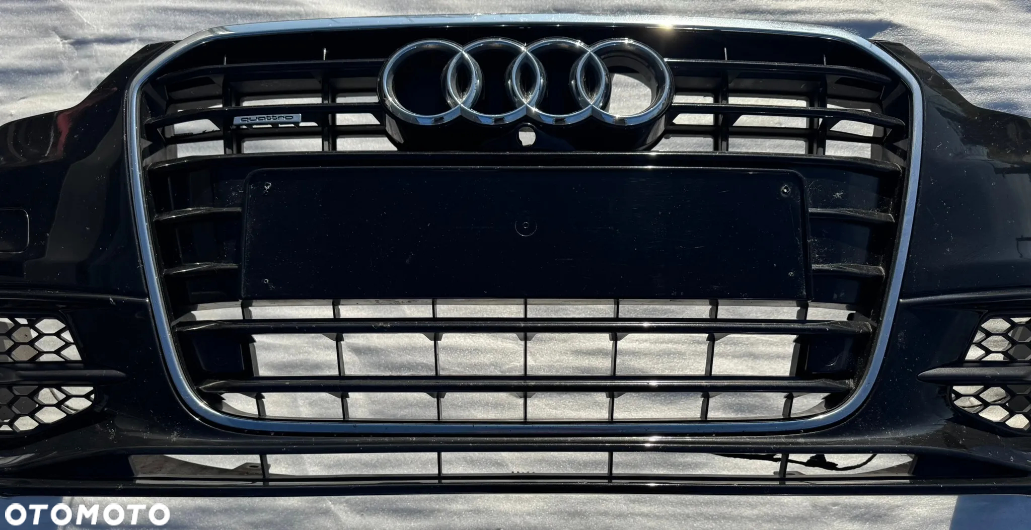 Audi A6 C7 4G S-line zderzak przód przedni LY8X - 3