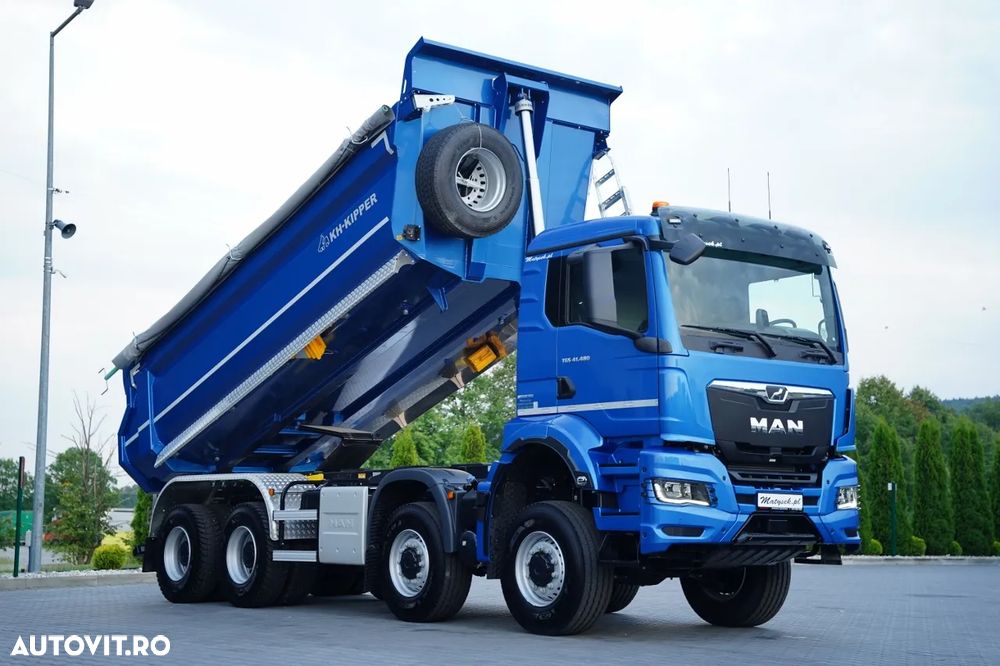 MAN TGS 41.480 / 8X8 / ​​BASCULATOR / BASCULATOR SPATE / KH KIPPER / HARDOX / RICH EQUIPMENT / - 7