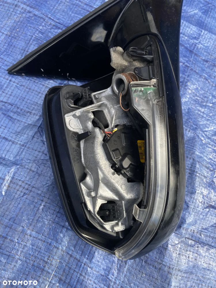LUSTERKO PRAWE PRAWY PRZÓD CZARNE 668 EU BMW F11 LIFT 5PIN M-PAKIET - 8
