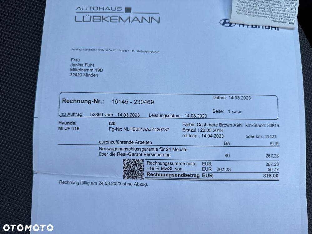 Hyundai i20 blue 1.0 T-GDI Passion Plus - 30