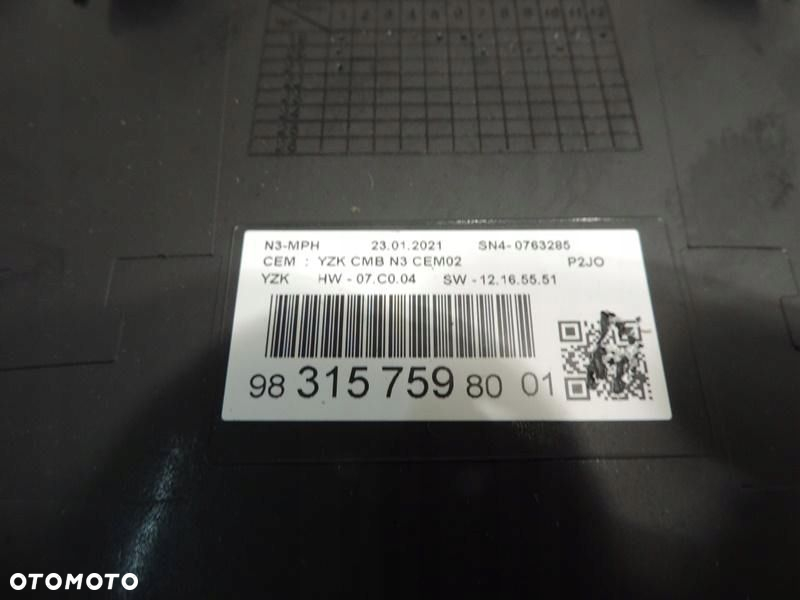 CORSA F 1.2 2020 ZEGARY LICZNIK 9831575980 anglik - 6