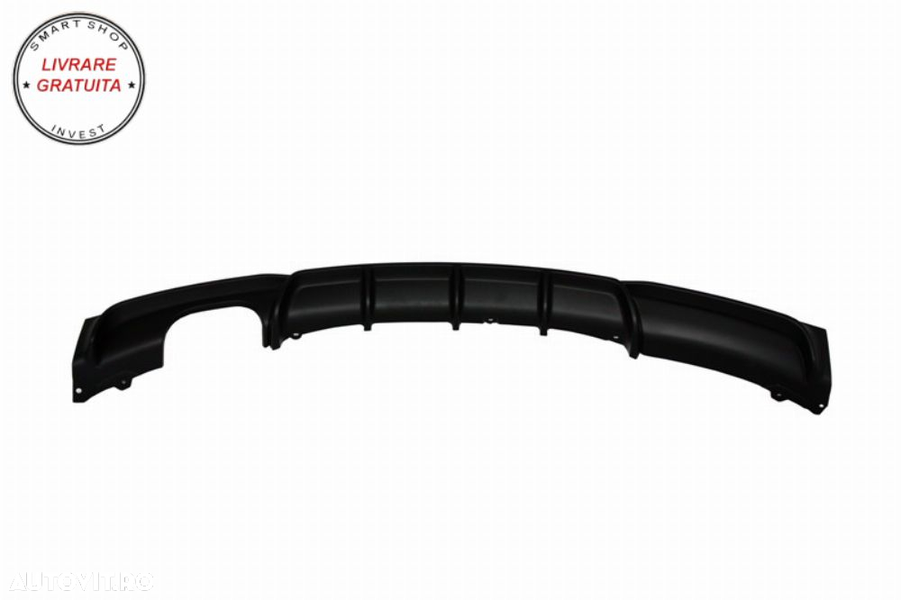 Difuzor Bara cu Toba Ornament Evacuare Fibra Carbon Mat BMW Seria 3 F30 F31 (2011-- livrare gratuita - 2