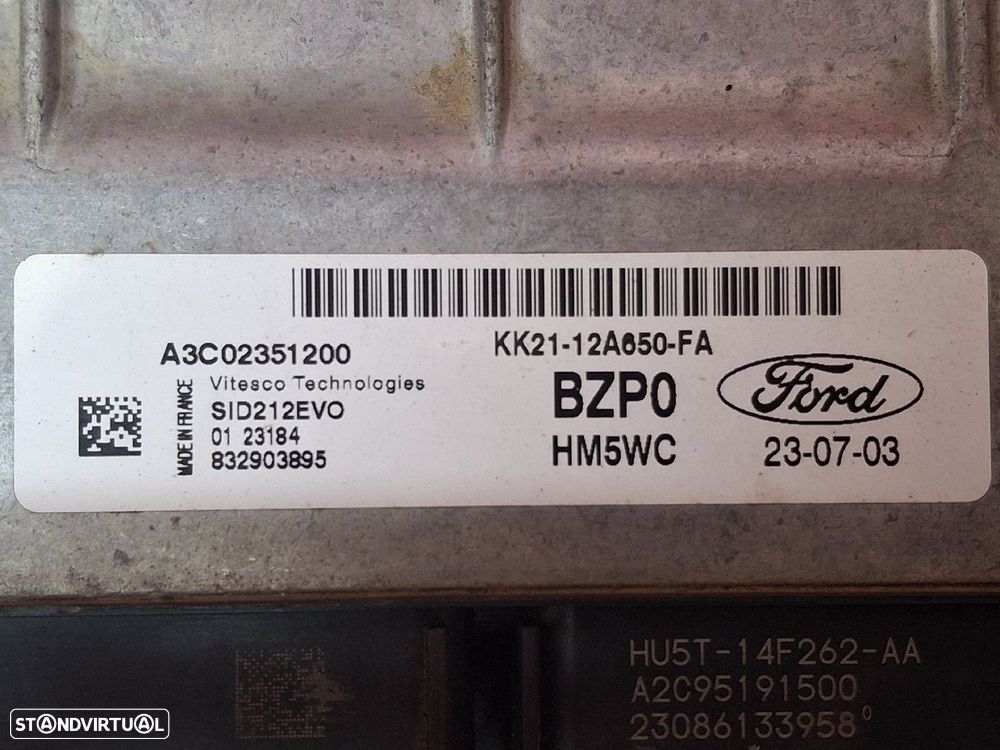 Centralina Do Motor Ford Tourneo Custom V362 Autocarro (F3) - 4