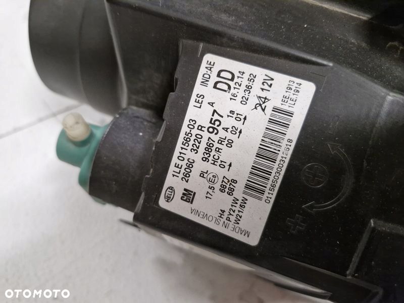 OPEL VIVARO B LAMPA REFLEKTOR LEWY PRZÓD PRZEDNI UK 260603220R - 9