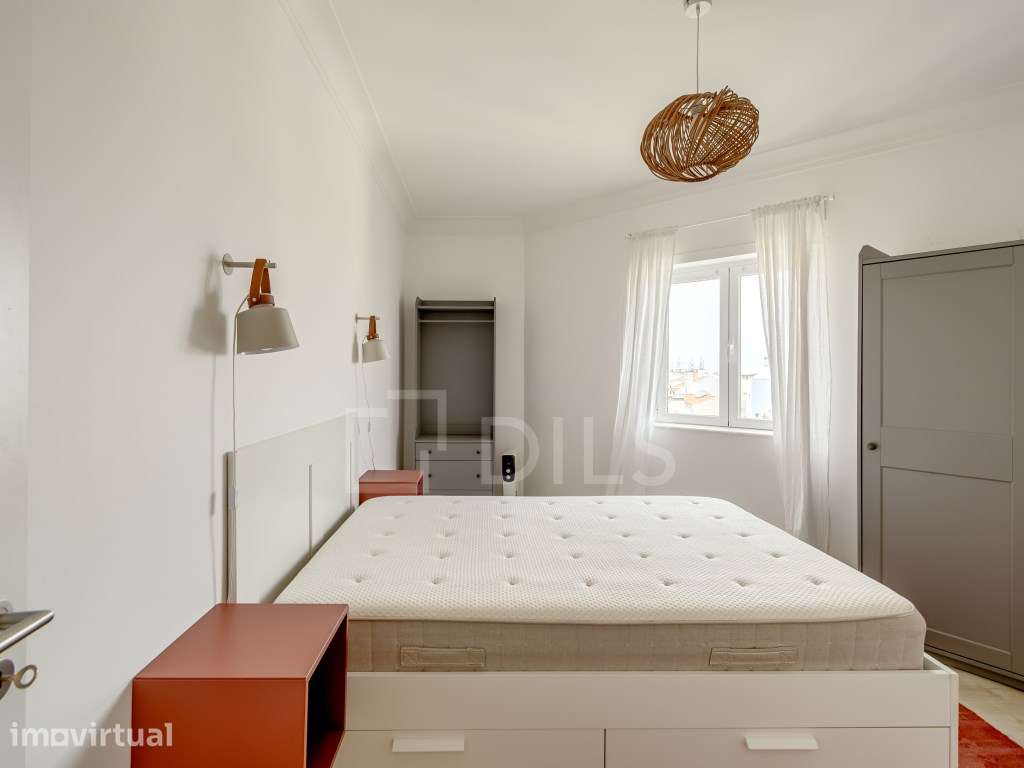 Apartamento T2 mobilado, equipado e renovado, na Penha de França - Grande imagem: 4/20