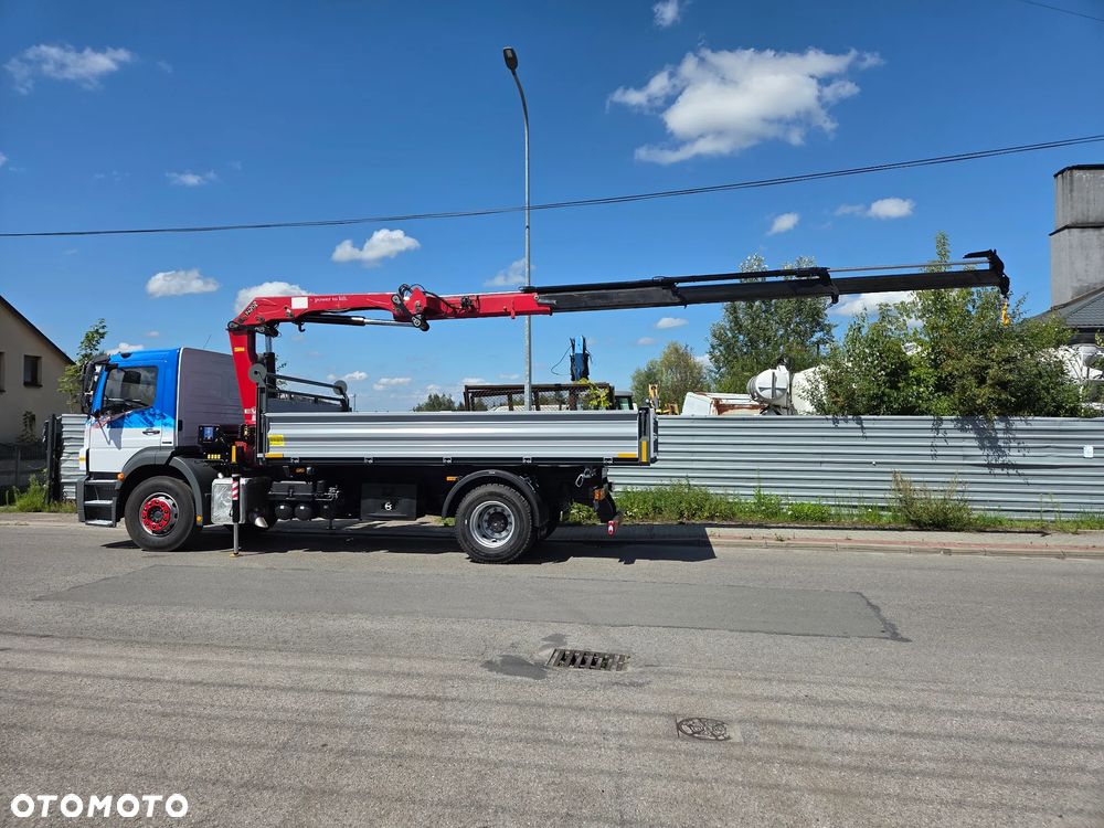 Mercedes-Benz AXOR 1824 // HDS HMF 1420-K3 3 WYSUWY + PILOT // NOWY KIPER // ŻURAW DŹWIG CRANE KRAN - 11