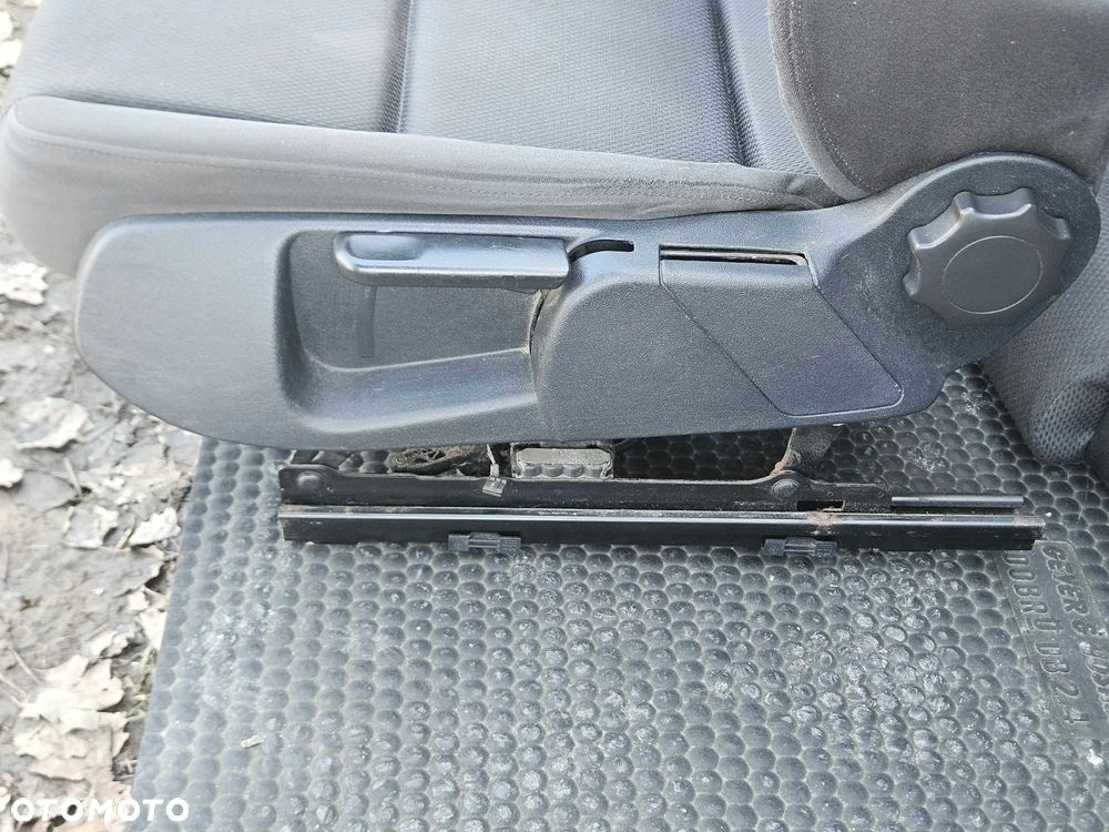 Fotele Fotel Kanapa Składana Welur Czarny Soul Podłokietnik Audi A4 B6 B7 Sedan Kombi Komplet - 10