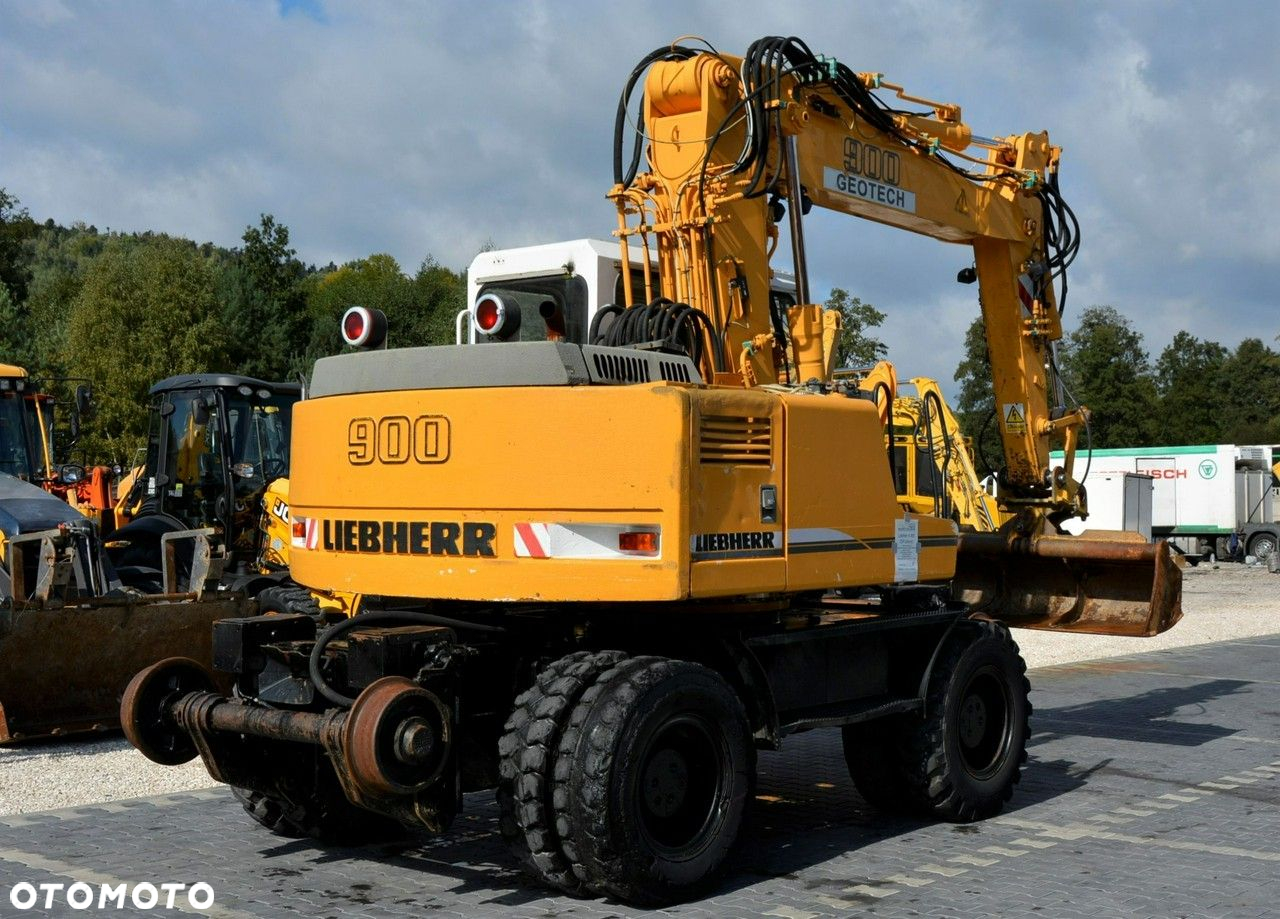 Liebherr A 900 ZW Litronic Koparka + Kolej - 12