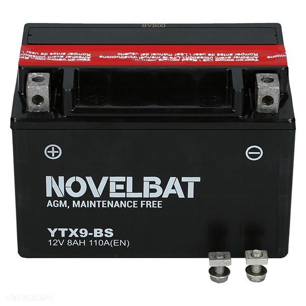 Akumulator Novelbat AGM 12V 8Ah YTX9 BS L - 2