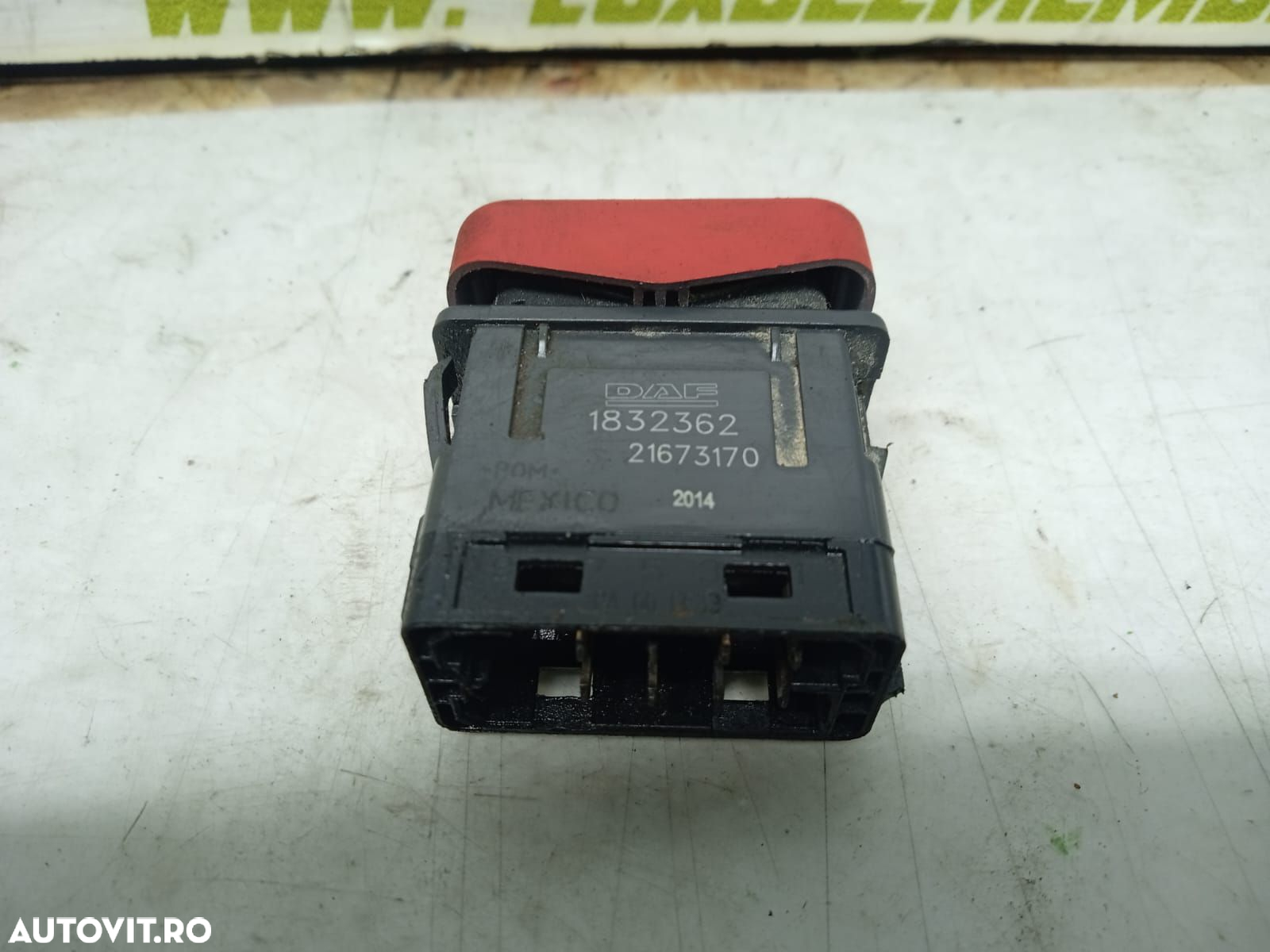 Buton avarii 1832362 Daf XF 105 generatia [2013 - 2021] - 2