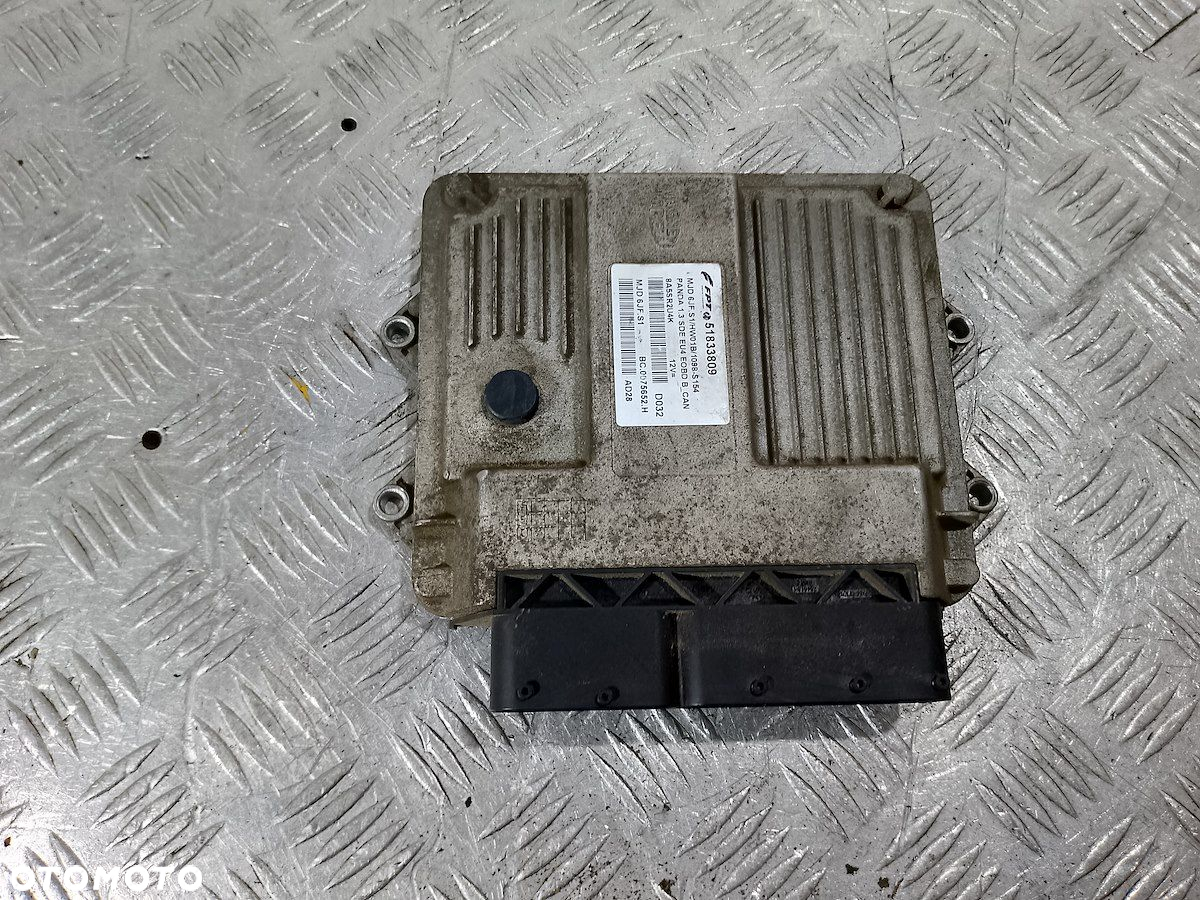 KOMPUTER, STEROWNIK FIAT PANDA II 51833809 1.3 JTD - 5