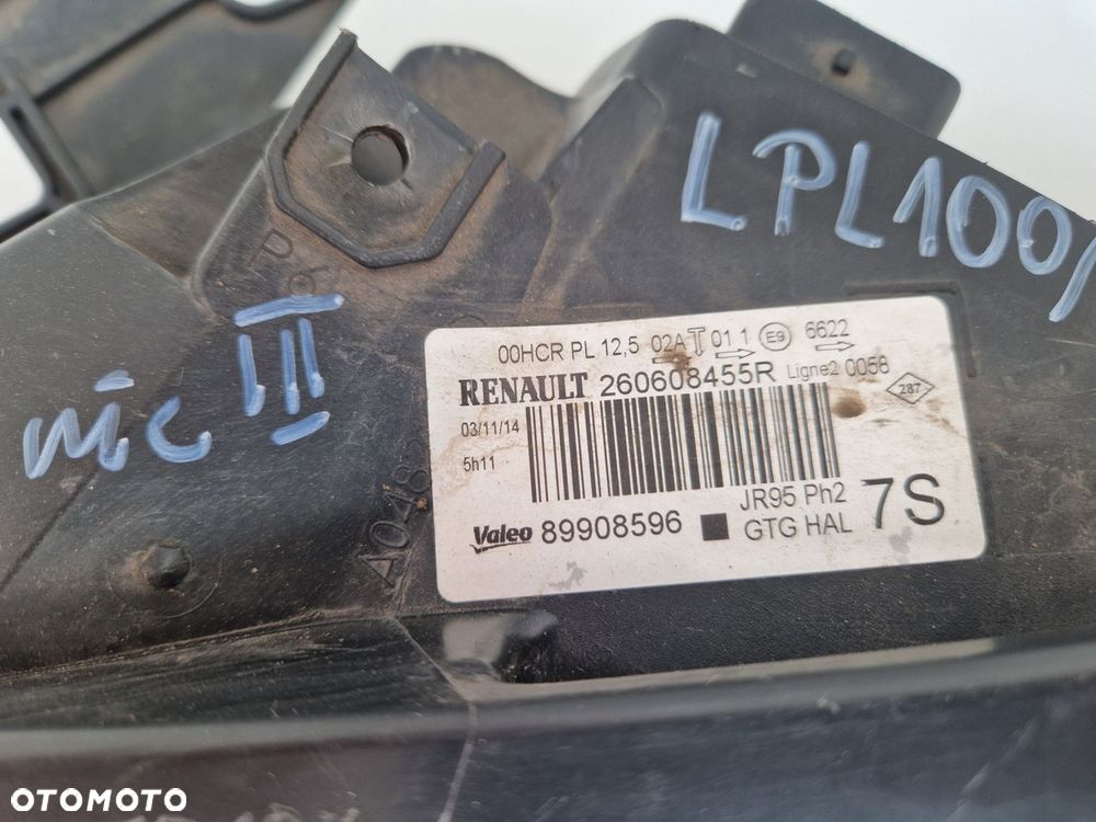 RENAULT SCENIC 2 II 260608455R LAMPA PRZÓD PRZEDNIA LEWA EUROPA - 3