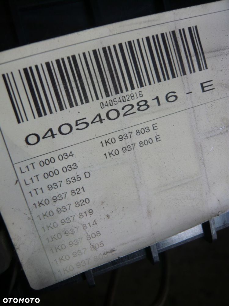 skrzynka bezpieczników 1k0937800e volkswagen touran - 3