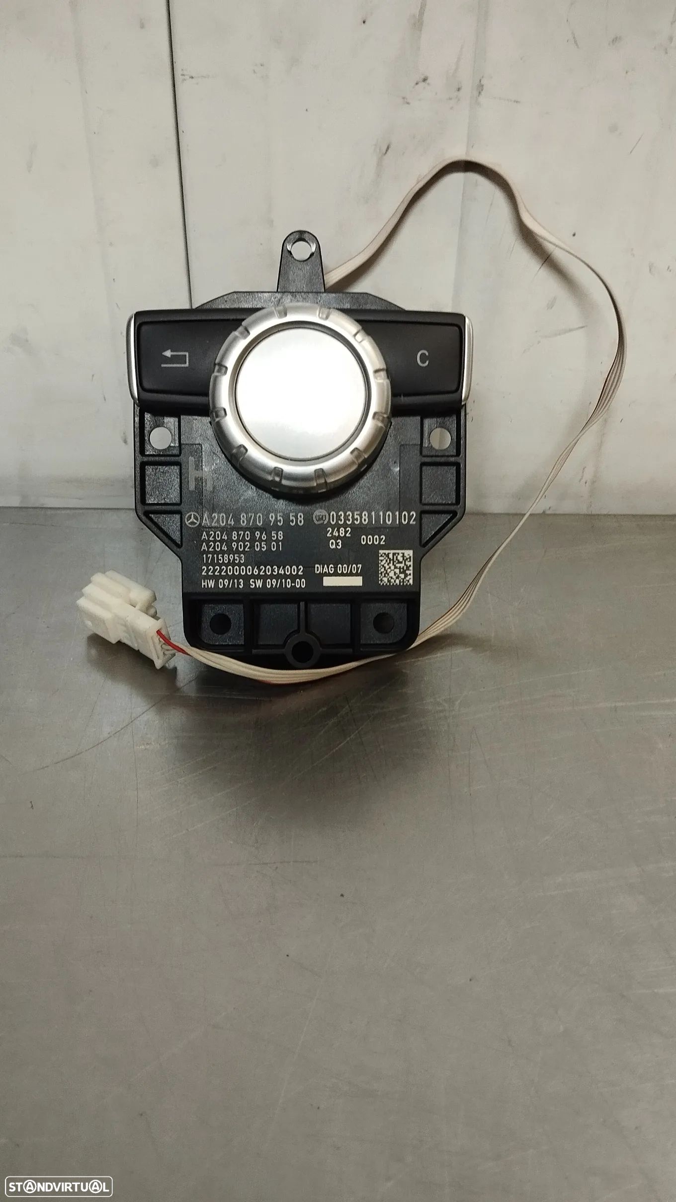 JOYSTICK / COMANDO MULTIMEDIA / NAVEGAÇÃO MERCEDES CLASSE C W204 REF. A2048709558 - 1