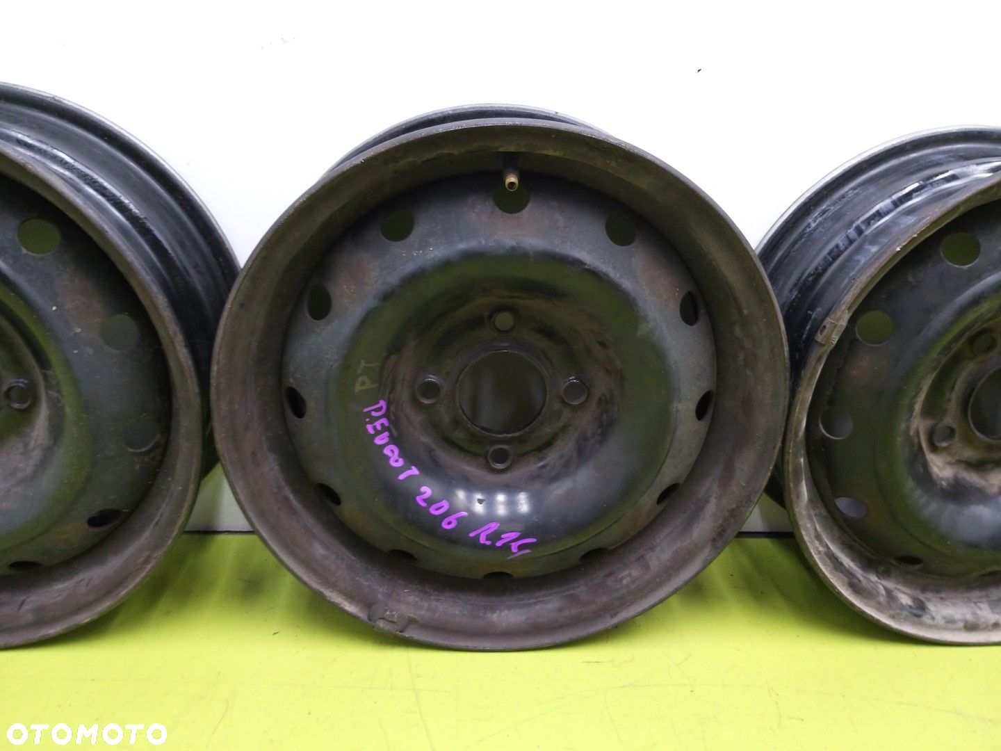 Felgi stalowe PEUGEOT 206 1998-2010 5,5 J R 14 ET 24 4X108 - 6
