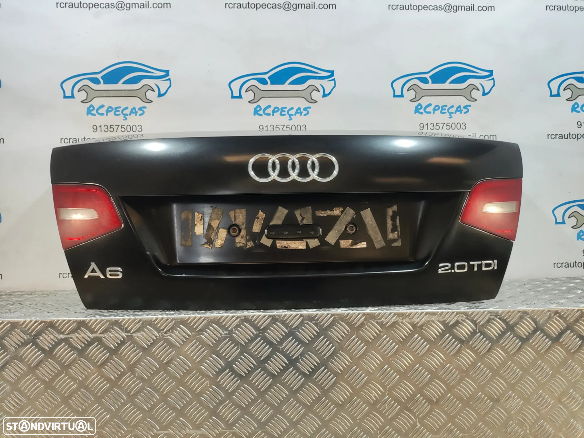 PORTA TAMPA MALA AUDI A6 C6 4F2 FACELIFT S-LINE SLINE S LINE 4F5827023Q FECHO PUXADOR - 7