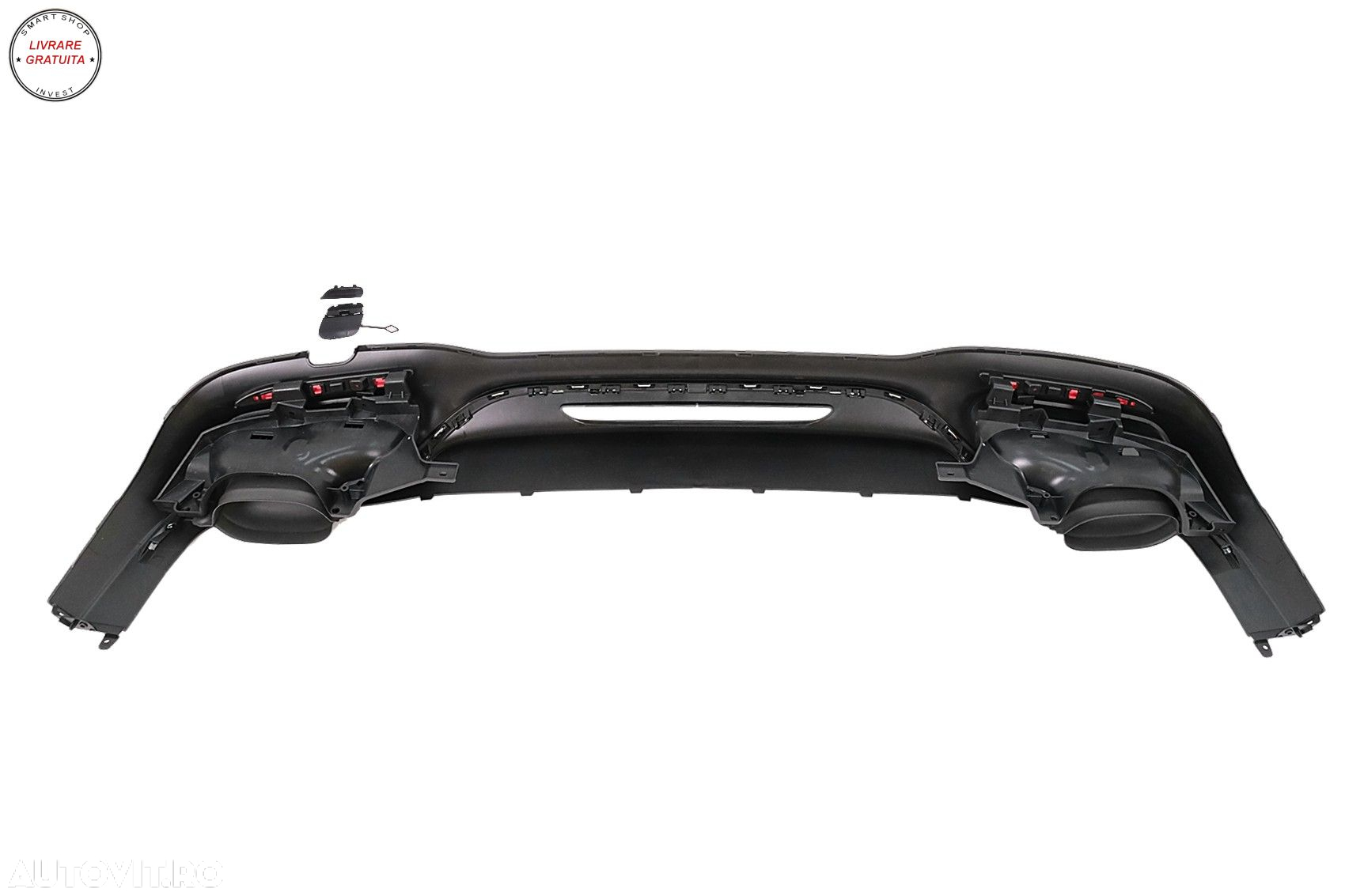 Difuzor Bara Spate Mercedes Clasa S W222 Facelift Sport Line (2017-2020) S63 Desig- livrare gratuita - 6