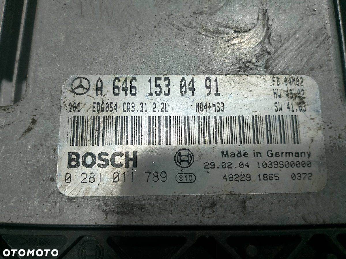 KOMPUTER, STEROWNIK MERCEDES-BENZ VITO 639 A6461530491 2.2 CDI - 8