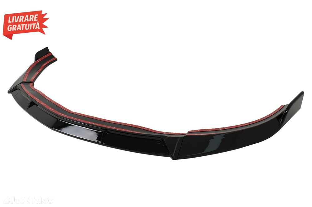 Prelungire Bara Fata Mercedes CLA45 C117 X117 (2013-2016) Negru Lucios- livrare gratuita - 5