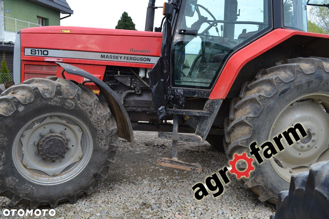 Massey ferguson części używane 8110 8120 8130 8140 8150 oś most silnik skrzynia zwolnica zębatka - 3