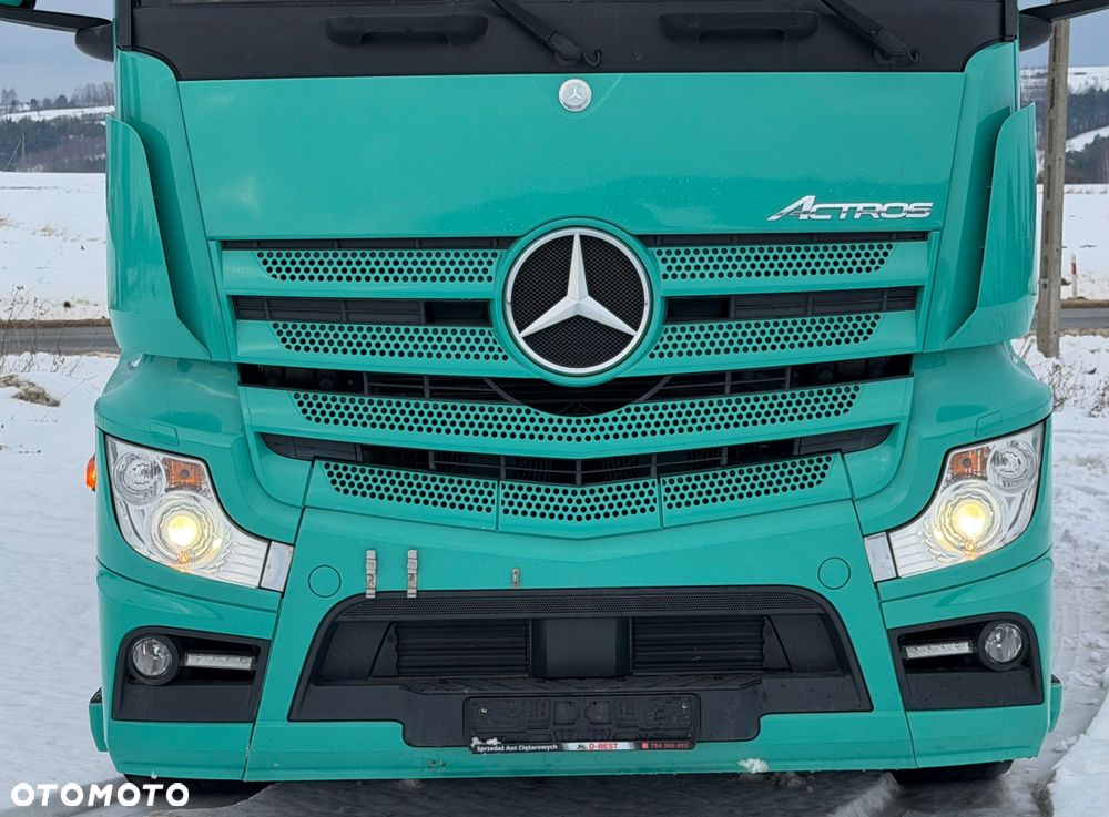 Mercedes-Benz ACTROS 1845 / FIRANKA / 18 EUROPALET / ALUSY / 8 000 KG ŁADOWNOŚCI / 2018 ROK / SPROWADZONY / AUTOMAT / SYPIALKA / EURO 6 - 16