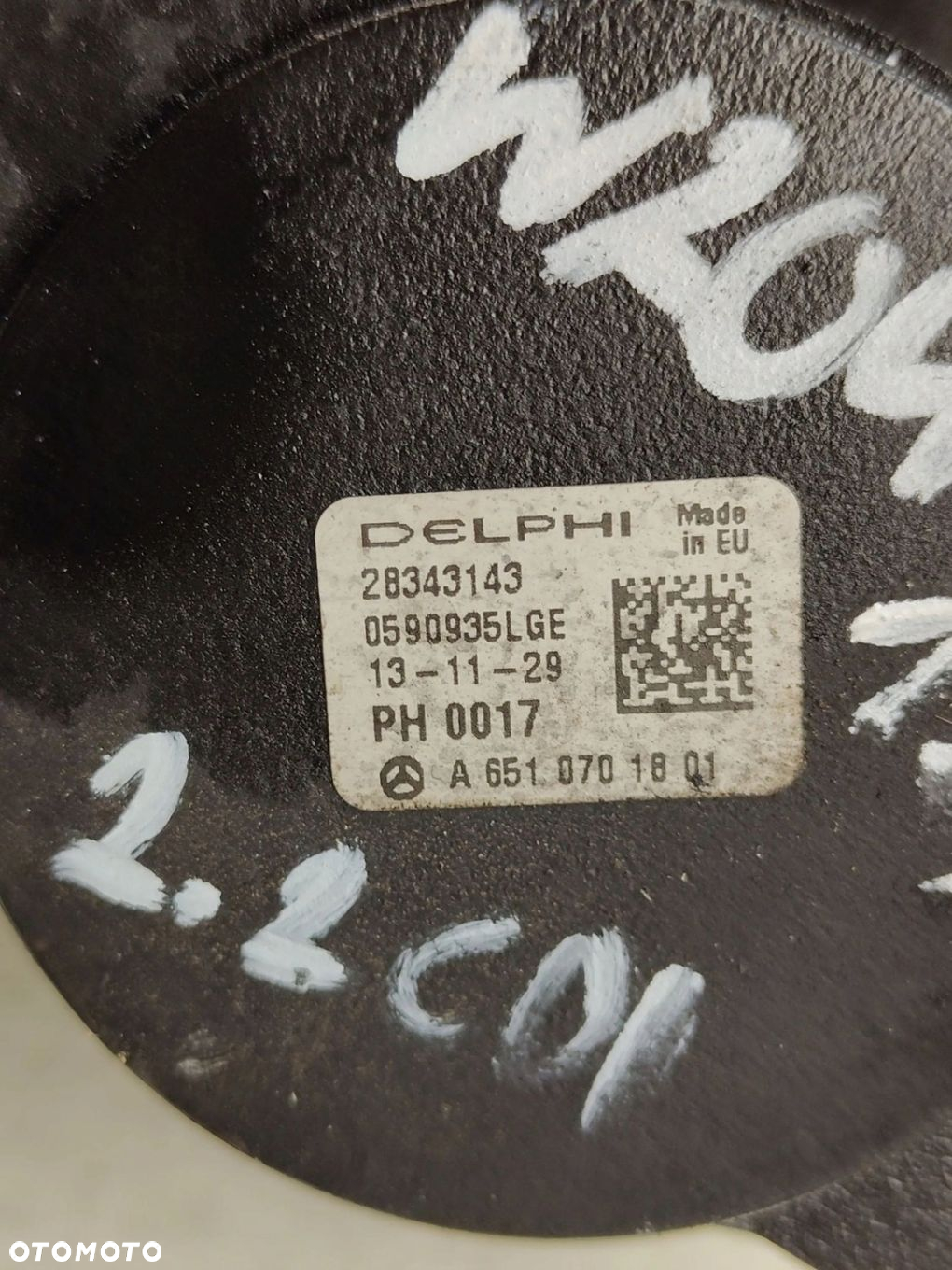 MERCEDES C W204 LIFT 2.2 CDI POMPA WTRYSKOWA WYSOKIEGO CIŚNIENIA DELPHI - 6