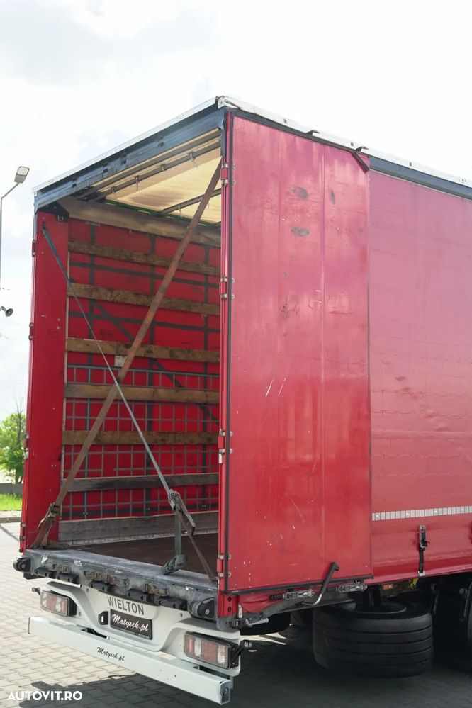 Volvo FH 460 / COMBINAȚIE TANDEM / 120 M3 / TRANSITION / I-SAVE / I-PARK COOL / DIRECȚIE CU RIDICARE A PUNTELOR / WIELTON / CORTINĂ ARMATĂ - 15
