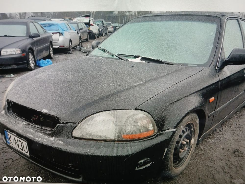 honda civic VI d16y7 1.6 16v silnik skrzynia sanki belka przód tył wahacz zacisk zwrotnica - 1