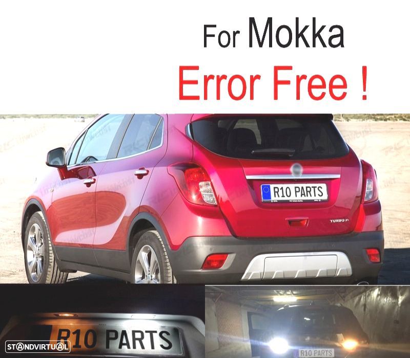 KIT COMPLETO 4 LAMPADAS LED INTERIOR PARA OPEL MOKKA 12- - 1