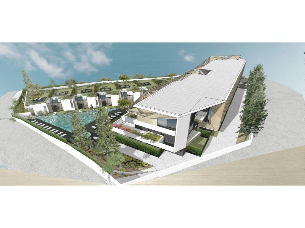 Terreno projeto aprovado 28 apartamentos 8 moradias em banda - Grande imagem: 2/30